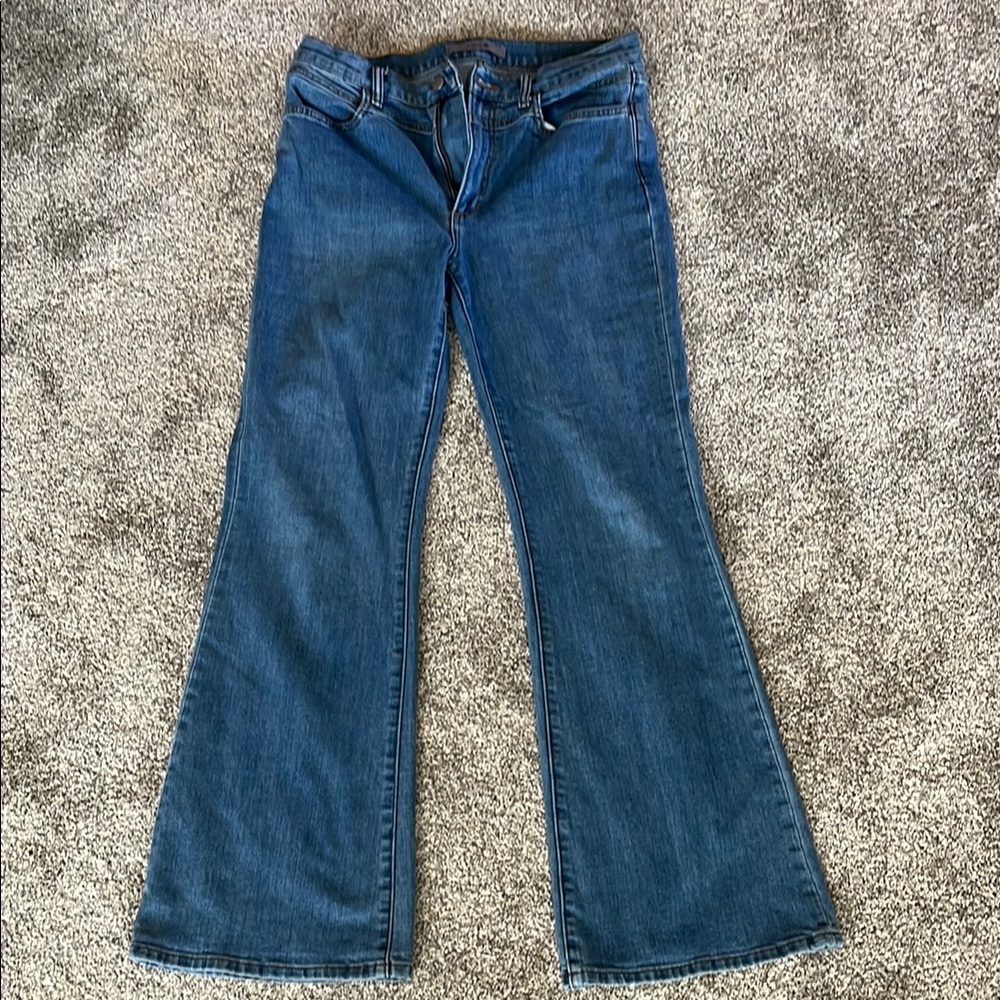 Joe's Jeans Anita High Rise Blue Flare Wide Leg Denim